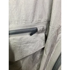 Lululemon Drizzle Down Lightweight Grey Full‎ Zip Rain Jacket Women's Size 10 thumbnail 5