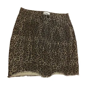 William Rast Leopard Print Denim Skirt thumbnail 1