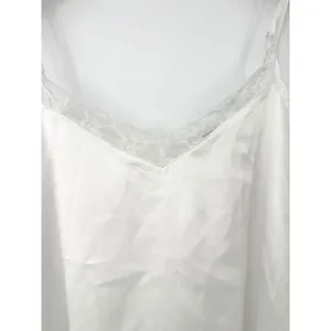 Zeagoo Cami Top Womens M Pink White Lace Trim Satin Lightweight 2‎ Pack Layering thumbnail 7