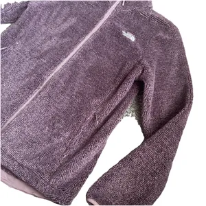 The North Face‎ Women's Thick Purple Zip Up Fleece very warm Size Medium. thumbnail 2