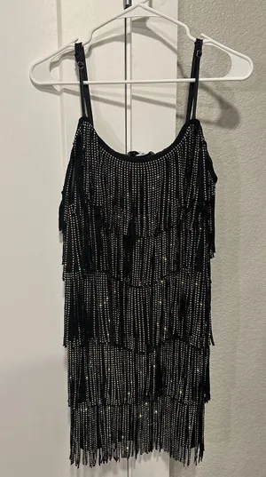 Lane 201 Fringe Rhinestone Dress thumbnail 1