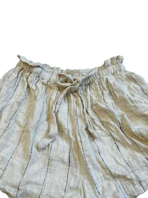 Free People Erykah Short Bubble Hem Womens Size Large Cream Boho Coastal Beach thumbnail 3