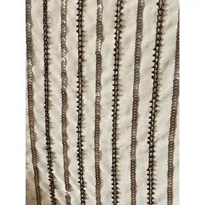 Tobi NWT Tan Sequin Spaghetti Strap Dress Size Medium‎ Party Chic Retro Evening thumbnail 3