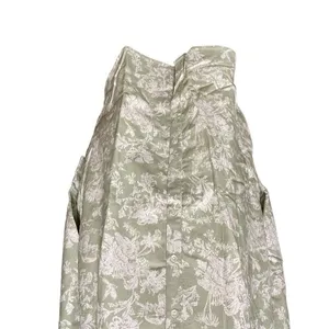 Roller Rabbit Caxias Darya Dress Sage Green White‎ Floral Size Medium thumbnail 5