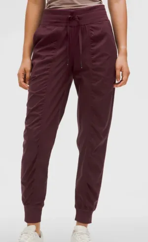 Lululemon Dance Studio Mid-Rise Jogger Full Length - Bergundy thumbnail 1