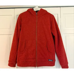 Patagonia red better sweater insulated full zip hooded sweater jacket M thumbnail 11
