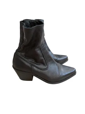 CHIO Womens Black Leather Ankle Boots Size 36 / 6 thumbnail 3