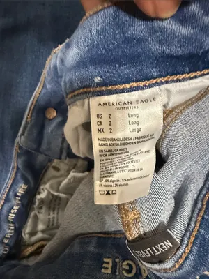 American Eagle Outfitters Flared Wide Leg Jeans - Blue thumbnail 3