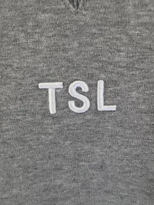 TSL (The Self Love) Collection HeatherGrey Embroidered Crewneck Sweatshirt Sz XL thumbnail 4