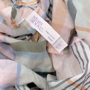 Stars above striped night shirt size large thumbnail 6