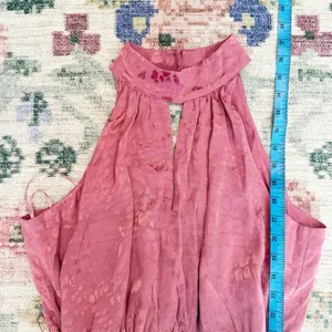 Anthropologie Burnout‎ Halter Mini Dress Size Medium Romantic Coquette Fairy thumbnail 6