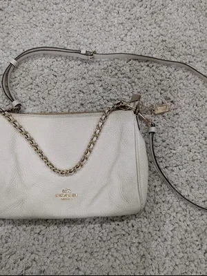 coach carrie crossbody/shoulder bag cream thumbnail 4