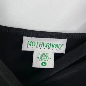 Motherhood‎ Maternity Black Satin Babydoll Y2K Dress Womens Large Cocktail Event thumbnail 6
