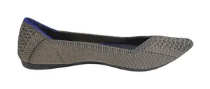 Rothy's The Point‎ flat shoes Walnut Python snake print Toe Knit Size 7.5 W thumbnail 1