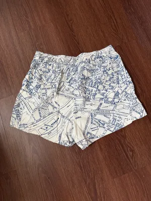 Anthropologie Wren Boxer Shorts Parisian Map thumbnail 2