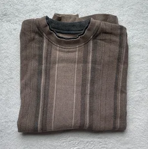 Vintage Knights Sportswear Striped Crewneck Sweater thumbnail 1