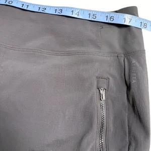 Athleta Womens Brooklyn Pants 16 Taupe Utility Travel Zip Pocket Stretch‎ SP24 thumbnail 11