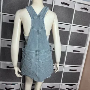 American Eagle Outfitters Corduroy Raw Hem Overall Dress In Jade Size Medium thumbnail 4