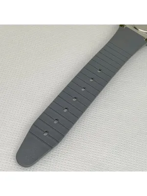 Vintage Timex Expedition Watch 33mm 100MWR gray plastic band running thumbnail 8