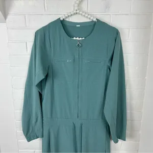 Lululemon Ventlight Zippered Jumpsuit in Tidewater Teal Size 2 thumbnail 5