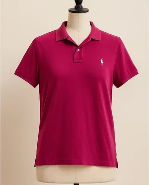 Ralph Lauren Sport Slim Fit Pink Polo – Size Small thumbnail 1