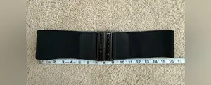 Black waist belt / waist belt / black waist belt thumbnail 3