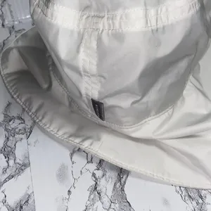 Athleta White Wide Brim Bucket Sun Hat Sunhat Women's One Size thumbnail 4