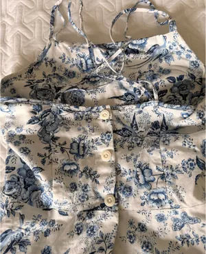 Floral Polo Ralph Lauren Teen Dress with hair tie thumbnail 3
