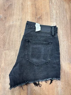 American eagle black jean shorts  thumbnail 2