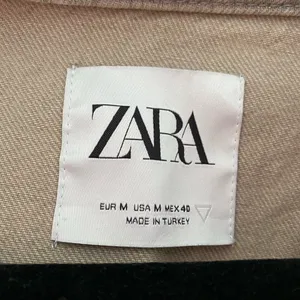 Zara Utility Quarter Zip Pullover Denim Jacket With Ring Zipper Size Medium thumbnail 6