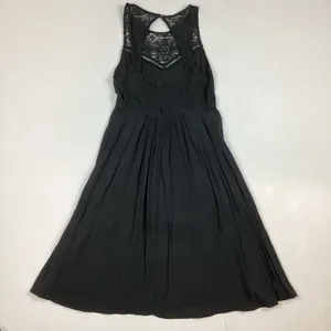 Abercrombie & Fitch Black Sleeveless Lace Cocktail Mini Dress XS thumbnail 2