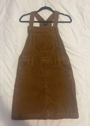 corduroy overall skirt thumbnail 1