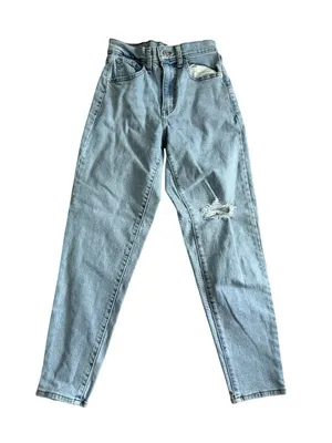 LEVIS Light Wash High Waisted Mom Jeans Size 24 thumbnail 5