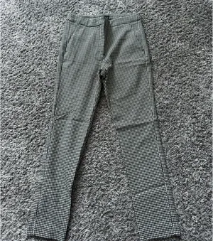 Zara Black & White Houndstooth Pants thumbnail 2
