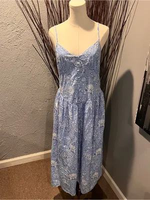 🌸NWT ROLLER RABBIT FLORAL VINES DROP WAIST MAXI🌸 thumbnail 2