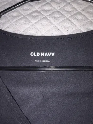 Old Navy bodysuit, black scoop neck thumbnail 2