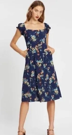 NWOT Revolve Capulet Blue Floral Dress thumbnail 1