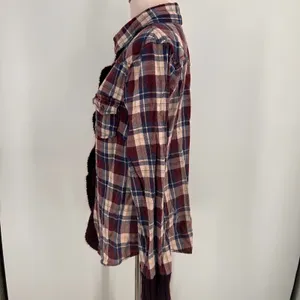 BKE Buckle Plaid Button Up Shirt Size Large thumbnail 6