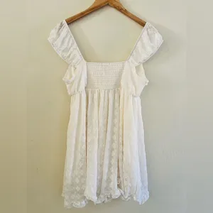 Wild Fable New Lace Dress sz L White/Prl thumbnail 6