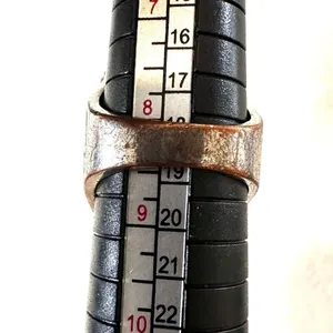Silver tone large filagree cocktail ring thumbnail 6