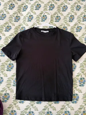 Zara cropped basic tee thumbnail 2