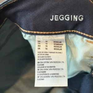 American Eagle Jegging‎ Size 10 Blue thumbnail 6