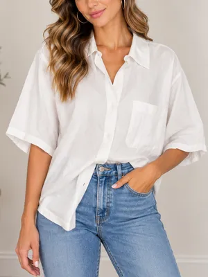 Vintage Rhapsody‎ White Blouse Size M thumbnail 1