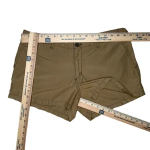 Vintage 90s Y2K Abercrombie & Fitch Size 8 Khaki Cotton Low Rise Shorts Utility thumbnail 10