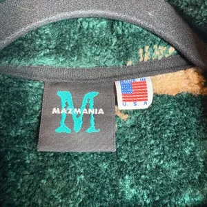 Vtg sherpa fleece Horse zip up vest thumbnail 3