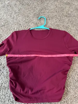 Lululemon All It Takes Nulu Long-Sleeve Shirt Deep Luxe size small thumbnail 3