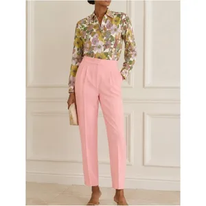 Tuckernuck Wildflower Fields Adalie Jumpsuit Pink Floral Stretch Elegant 6 $298 thumbnail 2