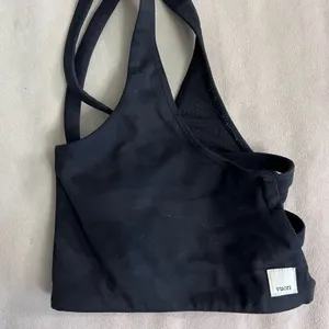 🖤 Vuori Strappy Sports Bra Black Camo Medium Yoga Workout Bra VW104 thumbnail 5