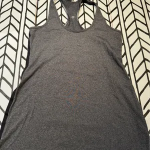 Lululemon Cool Racerback Tank in Heathered Coal Gray size S thumbnail 5