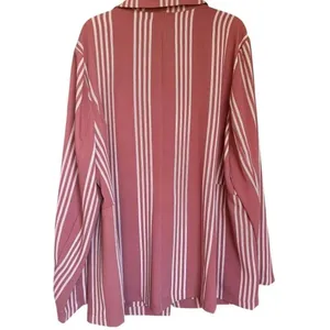 NWT Torrid Lightweight Boyfriend Blazer Pink/ White/ Stripe Size 2X thumbnail 12